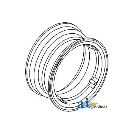 A & I Products Rim, Rear Wheel 10" x 24 26" x26" x11.5" A-RW10244